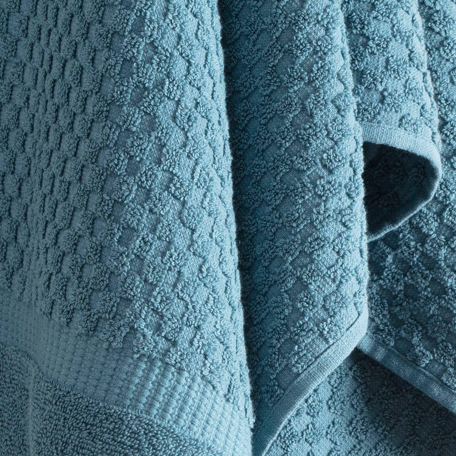 toalhas loren foto mostrando detalhes da felpa