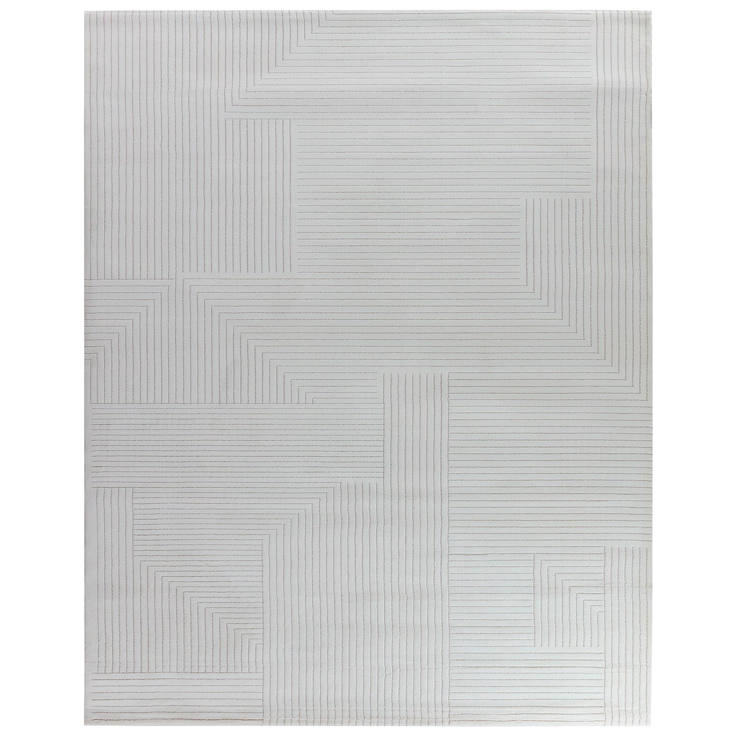 Tapete de Sala Turco Sofistic Venus Geometrico - Off White