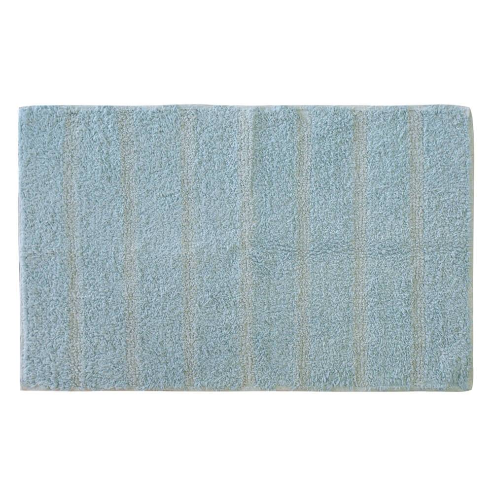 Tapete de Banheiro 45cm x 70cm Indiano Curaçau Azul Claro