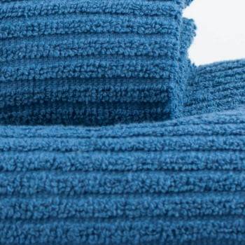 Jogo Toalhas de Banho Azul 2 Peças Princess 100% algodão - LM