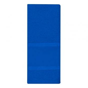 Toalha Lavabo Luíza com Barra para Pintura Azul