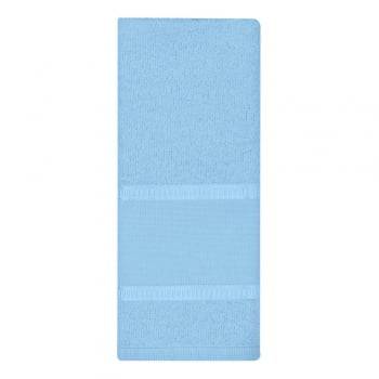 Toalha Lavabo Luíza com Barra para Pintura  Azul Claro
