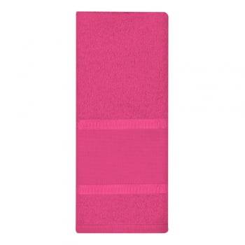 Toalha Lavabo Luíza com Barra para Pintura Pink