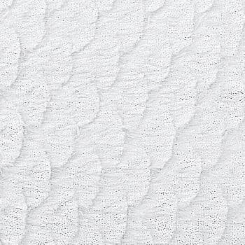 Capa de Almofada Texturizada Sereia Branco 45cm x 45cm