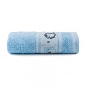 Toalhas de Banho Infantil Puppy Jogo com 2 Peças Azul - Dianneli