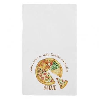 Kit de Pano de Prato Pizza 43 cm x 72 cm 3 Peças