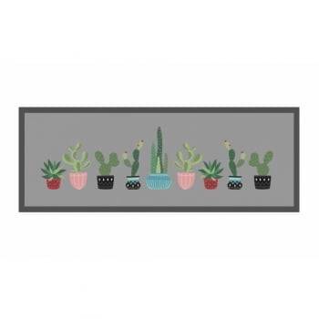Kit Tapetes Cactus Rei Decore Antiderrapante 1,20 x 45 - Kacyumara