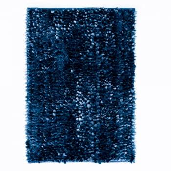 Tapete de Banheiro 45cm x 67cm Microfibra Boucle Paris Azul